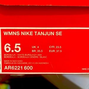 Worn Nike tennis shoes